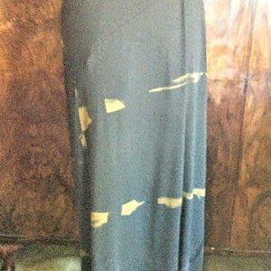 vintage donna karan upcyckled brown skirt size L